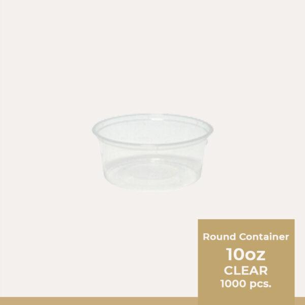 Clear Round Containers
